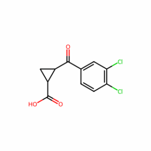 (1R,2R)-2-(3,4-Dichlorobenzoyl)cyclopropane-1-carboxylic acid