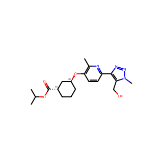 Isopropyl (1S,3S)-3-((6-(5-(hydroxymethyl)-1-methyl-1H-1,2,3-triazol-4-yl)-2-methylpyridin-3-yl)oxy)cyclohexane-1-carboxylate