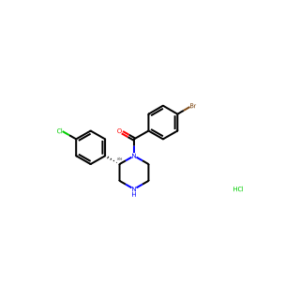 (S)-(4-Bromophenyl)(2-(4-chlorophenyl)piperazin-1-yl)methanone hydrochloride