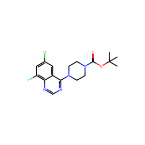 tert-Butyl 4-(6-chloro-8-fluoroquinazolin-4-yl)piperazine-1-carboxylate