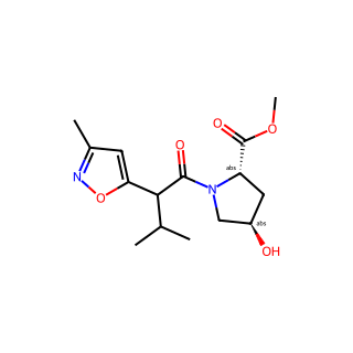 (2S,4R)-Methyl 4-hydroxy-1-(3-methyl-2-(3-methylisoxazol-5-yl)butanoyl)pyrrolidine-2-carboxylate