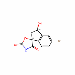 (1S,3R)-5-Bromo-3-hydroxy-2,3-dihydrospiro[indene-1,5′-oxazolidine]-2′,4′-dione
