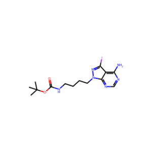tert-Butyl (4-(4-amino-3-iodo-1H-pyrazolo[3,4-d]pyrimidin-1-yl)butyl)carbamate
