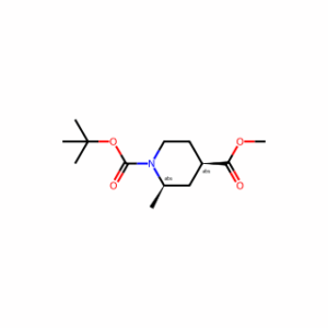 (2R,4R)-1-Tert-Butyl 4-Methyl 2-Methylpiperidine-1,4-Dicarboxylate