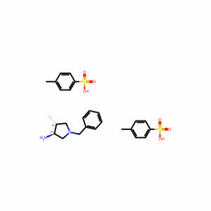 (3R,4R)-1-Benzyl-4-fluoropyrrolidin-3-amine bis(4-methylbenzenesulfonate)