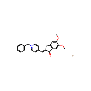 (E)-1-BENZYL-4-((5,6-DIMETHOXY-1-OXO-1,3-DIHYDRO-2H-INDEN-2-YLIDENE)METHYL)PYRIDIN-1-IUM BROMIDE