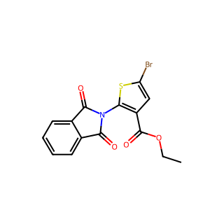 Ethyl 5-bromo-2-(1,3-dioxoisoindolin-2-yl)thiophene-3-carboxylate