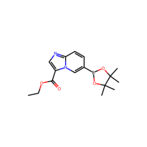 Ethyl 6-(4,4,5,5-tetramethyl-1,3,2-dioxaborolan-2-yl)imidazo[1,2-a]pyridine-3-carboxylate