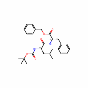 L-Phenylalanine, N-[N-[(1,1-dimethylethoxy)carbonyl]-D-leucyl]-, phenylmethyl ester