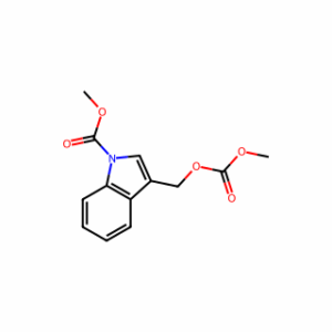 Methyl 3-(((methoxycarbonyl)oxy)methyl)-1H-indole-1-carboxylate