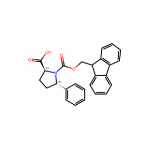 (2S,5S)-1-(((9H-Fluoren-9-yl)methoxy)carbonyl)-5-phenylpyrrolidine-2-carboxylic acid