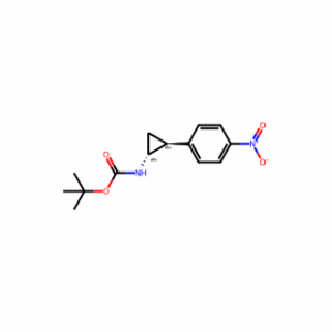 tert-butyl ((1R,2S)-2-(4-nitrophenyl)cyclopropyl)carbamate