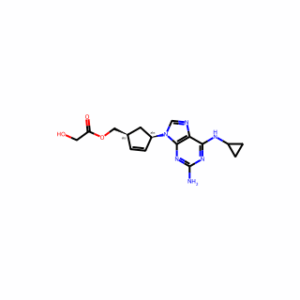 ((1S,4R)-4-(2-Amino-6-(cyclopropylamino)-9H-purin-9-yl)cyclopent-2-en-1-yl)methyl 2-hydroxyacetate
