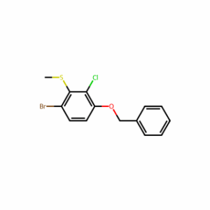 (3-(Benzyloxy)-6-bromo-2-chlorophenyl)(methyl)sulfane
