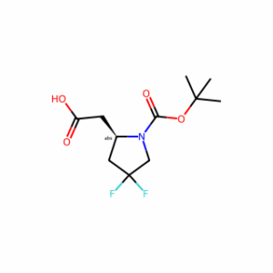 (2R)-1-[(1,1-Dimethylethoxy)carbonyl]-4,4-difluoro-2-pyrrolidineacetic
  acid