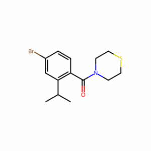 (4-Bromo-2-isopropylphenyl)(thiomorpholino)methanone