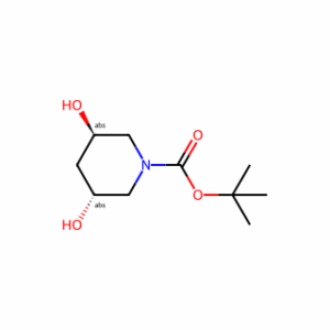 trans-3,5-Dihydroxy-piperidine-1-carboxylic acid tert-butyl ester