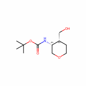 tert-butyl N-[(3R,4R)-4-(hydroxymethyl)oxan-3-yl]carbamate