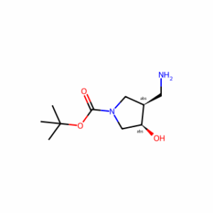 tert-butyl (3R,4R)-3-(aminomethyl)-4-hydroxypyrrolidine-1-carboxylate