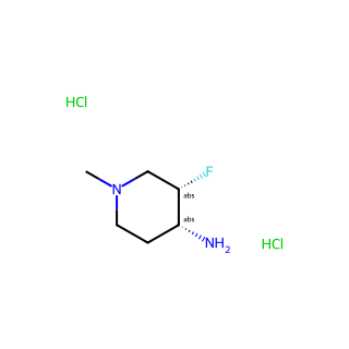 (3S,4R)-3-Fluoro-1-methylpiperidin-4-amine dihydrochloride