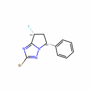 (5R,7R)-2-bromo-7-fluoro-5-phenyl-6,7-dihydro-5H-pyrrolo[1,2-b][1,2,4]triazole