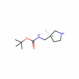 tert-butyl N-{[(3S)-3-fluoropyrrolidin-3-yl]methyl}carbamate