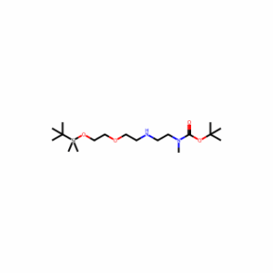 tert-butyl N-[2-[2-[2-[tert-butyl(dimethyl)silyl]oxyethoxy]ethylamino]ethyl]-N-methyl-carbamate
