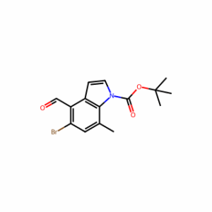 tert-Butyl 5-bromo-4-formyl-7-methyl-1H-indole-1-carboxylate