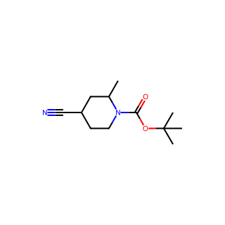 tert-butyl 4-cyano-2-methylpiperidine-1-carboxylate