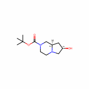 tert-butyl (7R,8aR)-7-hydroxy-octahydropyrrolo[1,2-a]piperazine-2-carboxylate