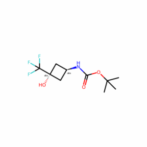 tert-butyl N-[(1r,3r)-3-hydroxy-3-(trifluoromethyl)cyclobutyl]carbamate
