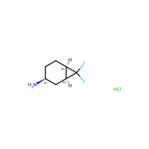 (1S,3S,6R)-7,7-Difluorobicyclo[4.1.0]heptan-3-amine hydrochloride