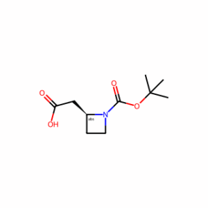 2-[(2S)-1-[(tert-Butoxy)carbonyl]azetidin-2-yl]acetic acid
