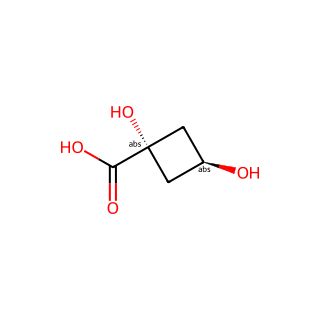 trans-1,3-dihydroxycyclobutane-1-carboxylic acid