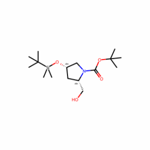 tert-butyl (2S,4S)-4-[(tert-butyldimethylsilyl)oxy]-2-(hydroxymethyl)pyrrolidine-1-carboxylate