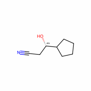 (3S)-3-Cyclopentyl-3-hydroxypropanenitrile