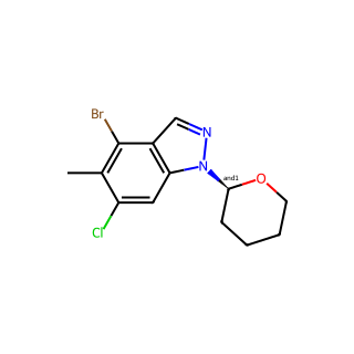 4-Bromo-6-chloro-5-methyl-1-(tetrahydro-2H-pyran-2-yl)-1H-indazole
