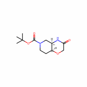 tert-butyl cis-3-oxo-4,4a,5,7,8,8a-hexahydropyrido[4,3-b][1,4]oxazine-6-carboxylate