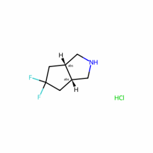 cis-5,5-Difluoro-2,3,3a,4,6,6a-hexahydro-1H-cyclopenta[c]pyrrole hydrochloride