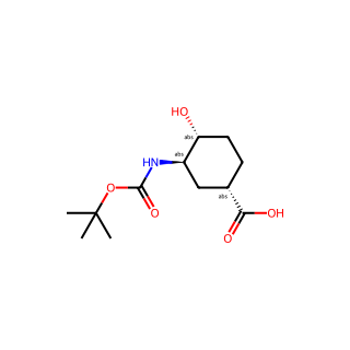 (1S,3R,4R)-3-(tert-butoxycarbonylamino)-4-hydroxy-cyclohexanecarboxylic acid