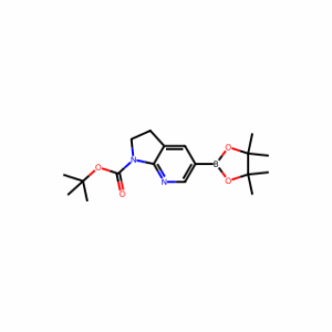 tert-Butyl 5-(4,4,5,5-tetramethyl-1,3,2-dioxaborolan-2-yl)-2,3-dihydro-1H-pyrrolo[2,3-b]pyridine-1-carboxylate