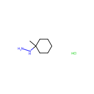 (1-methylcyclohexyl)hydrazine hydrochloride (1:1)