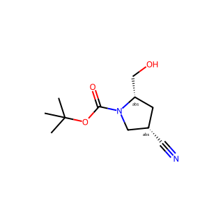 t-Butyl(2S,4S)-4-cyano-2-(hydroxymethyl)pyrrolidine-1-carboxylate