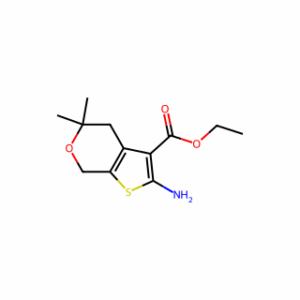 Ethyl 2-amino-5,5-dimethyl-4,7-dihydro-5H-thieno[2,3-c]pyran-3-carboxylate