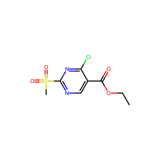 Ethyl 4-chloro-2-(methylsulfonyl)pyrimidine-5-carboxylate