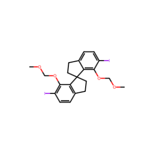 (R)-6,6′-Diiodo-7,7′-bis(methoxymethoxy)-2,2′,3,3′-tetrahydro-1,1′-spirobi[indene]