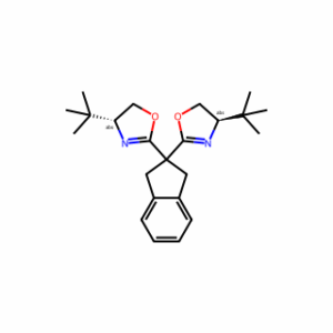 (4R,4′R)-2,2′-(2,3-Dihydro-1H-indene-2,2-diyl)bis(4-(tert-butyl)-4,5-dihydrooxazole)