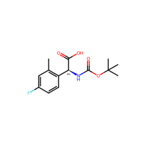 (S)-2-((tert-Butoxycarbonyl)amino)-2-(4-fluoro-2-methylphenyl)acetic acid
