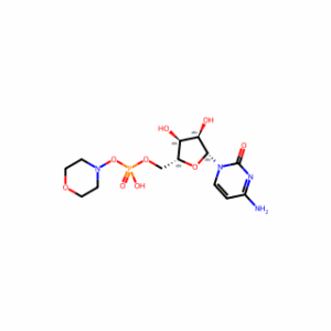 ((2R,3S,4R,5R)-5-(4-Amino-2-oxopyrimidin-1(2H)-yl)-3,4-dihydroxytetrahydrofuran-2-yl)methyl morpholino hydrogen phosphate