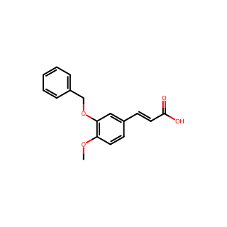 3-(3-(Benzyloxy)-4-methoxyphenyl)acrylic acid
